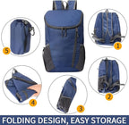 Portable Foldable Backpack Folding Mountaineering Bag, Ultralight Outdoor - Image 4