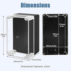 LeMotech Electrical Box Clear Cover Project Box IP65 Waterproof Junction Box - Image 2
