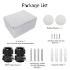 LeMotech Junction Box, Electrical Box IP65 Water Resistant Dustproof ABS - Image 7