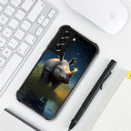 for Samsung Galaxy S22 Case, Rhino Water Marshes Pattern Graphic Design Girl - Image 7