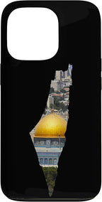 Palestinian Map Al Aqsa Jerusalem in Palestine Case by Unknown