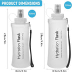 Soft Flask 700ML, TPU Collapsible Soft Water Bottle - Image 2