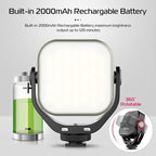 ULANZI VL66 RGB Adjustable Rechargeable 2500-6500K - Image 3