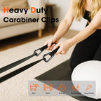 Carabiner Clips, 900 LBS 2.5" Iron Heavy Duty Caribeaners - Image 7