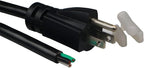 10 Feet Tool Power Cord 14AWG Heavy Duty 3 Prong 15A 125V 105℃ Temperature by Retafe