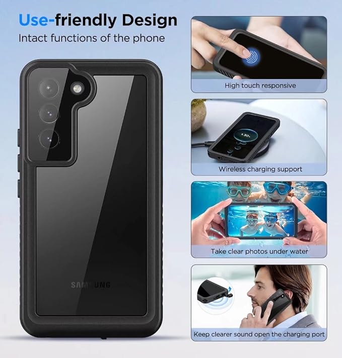 Lanenas for Samsung Galaxy S22 Case, Waterproof Case - Image 6