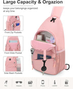 Pritent Crossbody Bags for Women Man Waterproof Sling Bag Backpack Trendy - Image 3