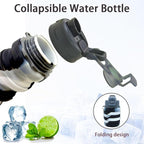 Silicone Collapsible Water Bottles, 16oz Portable Foldable Expandable Water - Image 4