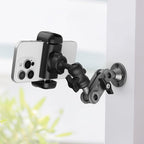 Wall Mount Phone Holder Drilling Base Heavy Duty iPhone Stand, 360° Adjustable - Image 4