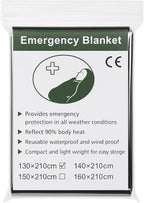 50 Pack Emergency Foil Blankets 51” x 83” – Thermal Mylar Survival Blankets - Image 2