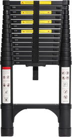 BOCOM 14.5 FT Aluminum Telescoping Ladder, Lightweight Multi-Purpose by BOCOM