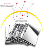 Emergency Mylar Thermal Blankets, Space Blanket Survival kit Camping Blanket - Image 5