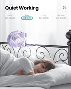 Gaiatop Portable Clip on Fan Battery Operated, Small Powerful 3 Speed Quiet - Image 5