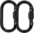 Heavy Duty Locking Climbing Carabiner Clip CE Rated 25 kN 5600 LB Rugged - Image 6