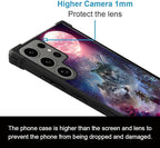 for Samsung Galaxy S24 Ultra Case, Star Two Wolfs Howling Pattern Graphic - Image 3