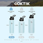 Sports Water Bottle 22oz, Insulated Water Bottle - Image 2