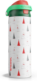 ENCOOL Christmas SwiftSip Insulated Water Bottle by ENCOOL