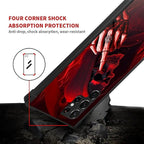 for Samsung Galaxy S22 Ultra Case, Gestures Funny Skull Pattern Graphic Design - Image 4