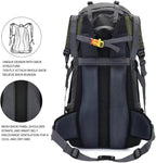 Bseash 60L Waterproof Hiking Camping Backpack - Image 6