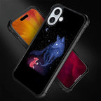 for iPhone 16 Case, Galaxy Fox Wolf Pattern Graphic Design Girl Boy Soft - Image 4
