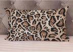 EKOBLA 12"x20" Throw Pillow Cover Leopard Skin Real Jaguar Print Abstract Brown - Image 3