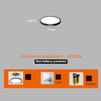 7 Inch Motion Activated Closet Light, Flush Mount Light Fixture, Motion Sensor - Image 2