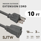 10ft Outdoor Extension Cord for Christmas Decorations - Image 2