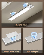 EZVALO 12-inch Under Cabinet Lighting, 3200mAh Rechargeable Motion Sensor Light - Image 8