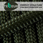 TECEUM 5/32" Paracord Rope 1000 – 1000ft / 200ft / 100ft / 50ft – Tactical - Image 5