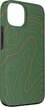 Backcountry Topo Guide Orange Lines Topographical Map Case - Image 3
