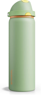 Insulated Water Bottle with Straw by ENCOOL