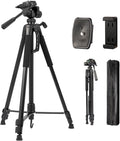 Tripod Stand for Camera & Cell Phone, 68” Professional Stand by Vunvooker