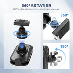 BRDRC Magnetic Backpack Mount for DJI Action 6 Nano, Quick Release Magnet Mount - Image 4