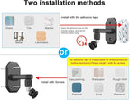 2Pack Adhesive Wall Mount Adjustable Security Wall Mount Bracket - Image 4