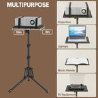 KOOV Projector Stand Adjustable Height 20" to 61", Foldable Projector Tripod - Image 6