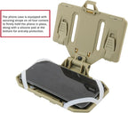 Phone Mount MOLLE Vest Plate Carrier Tactical Phone Holder, Quick Release Flip - Image 3