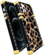 Compatible with iPhone 11 Pro Max Case, Seamless Gold Chain Leopard Luxury - Image 3