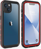for iPhone 13 Case Waterproof Shockproof Dustproof Full-Body Sturdy by Dewfoam