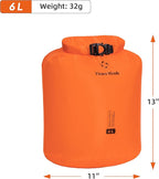 Thous Winds Dry Bag, 6L Ultralight Waterproof Dry Storage, Roll Top Lightweight - Image 7