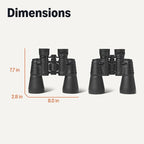Amazon Basics 7x50 High Power Binoculars, Wide Field of View, FMC Optics - Image 5