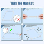 LeMotech Junction Box with Clear Cover IP65 Waterproof Project Box Dustproof - Image 7