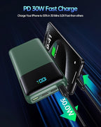 Portable Charger Power Bank 50000mAh, USB-C PD 30W Fast Charging External - Image 3