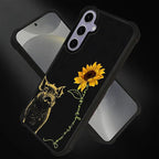 for Samsung Galaxy S24 S25 Case, Pig Sunflower Yellow Sunshine Pattern Graphic - Image 2