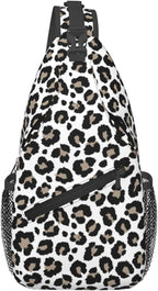 Leopard Print Crossbody Sling Bags by Unknown