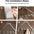 Over-The-Door Hanger Organizer, 2026 New Modern Over Door Hook, Heavy Duty Door - Image 5