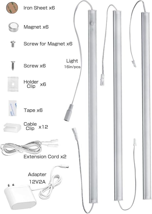 Motion Sensor Under Cabinet Lighting Indoor Plug in - Image 8