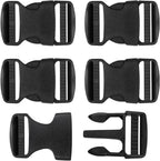 4 Pack 1.5 Inch Buckle Quick Side Release, Heavy Duty Plastic Side Release by Unknown