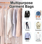 BEISHIDA 120PCS 35.5 Inch Plastic Garment Bag-Plastic Clear Dry Cleaner Laundry - Image 5