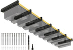 6-bin Overhead Garage Storage Rack, Ceiling Storage Racks Heavy Duty, Powder by Eastrexon