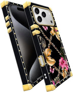 for iPhone 17 Pro Case Luxury Golden Decoration - Image 3